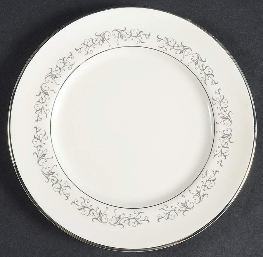 Pierra Gold (Gold Trim, Rim) Bread & Butter Plate by Flintridge-1