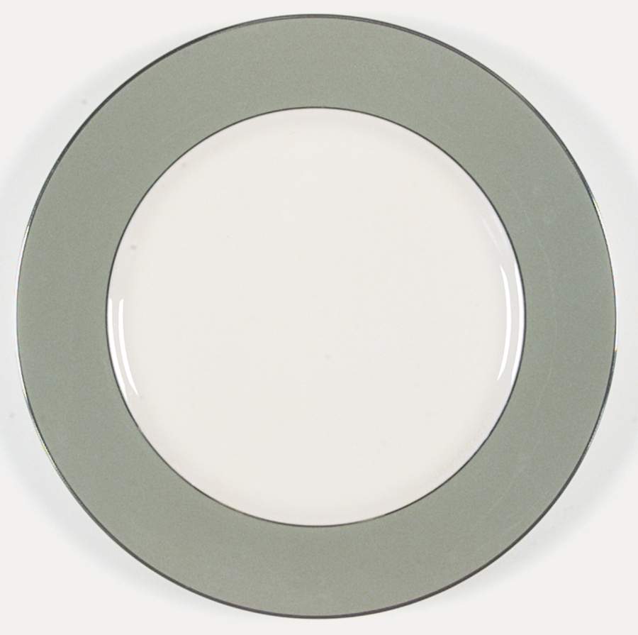 Platinum Sage (Rim & Coupe) Dinner Plate by Flintridge-1