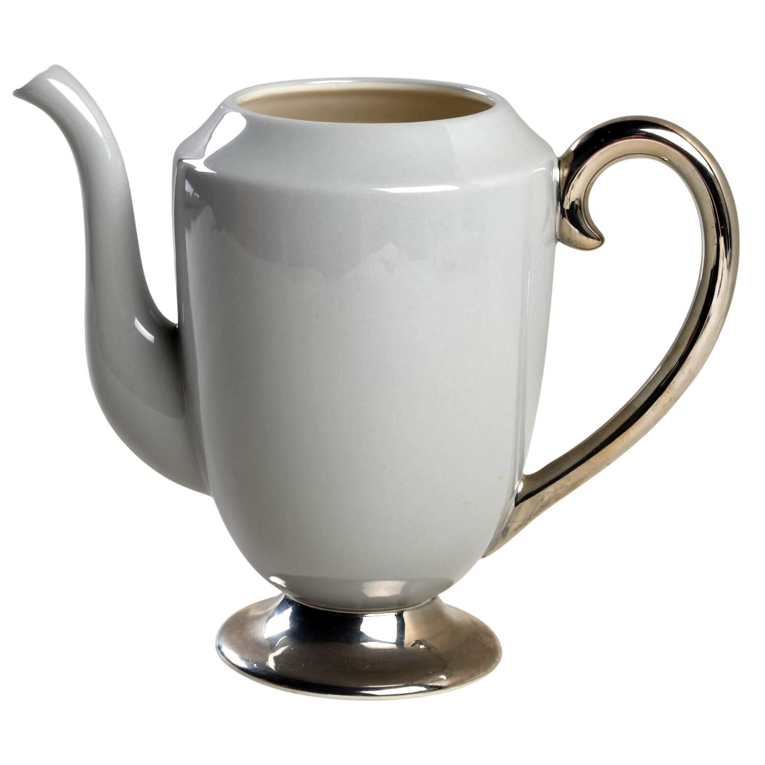 Platinum Strata Blue (Rim) Coffee Pot No Lid by Flintridge-1