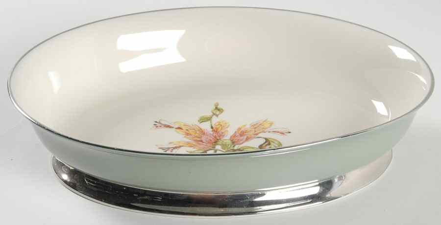 Sarita (Rim & Coupe) 9" Oval Vegetable Bowl by Flintridge-1