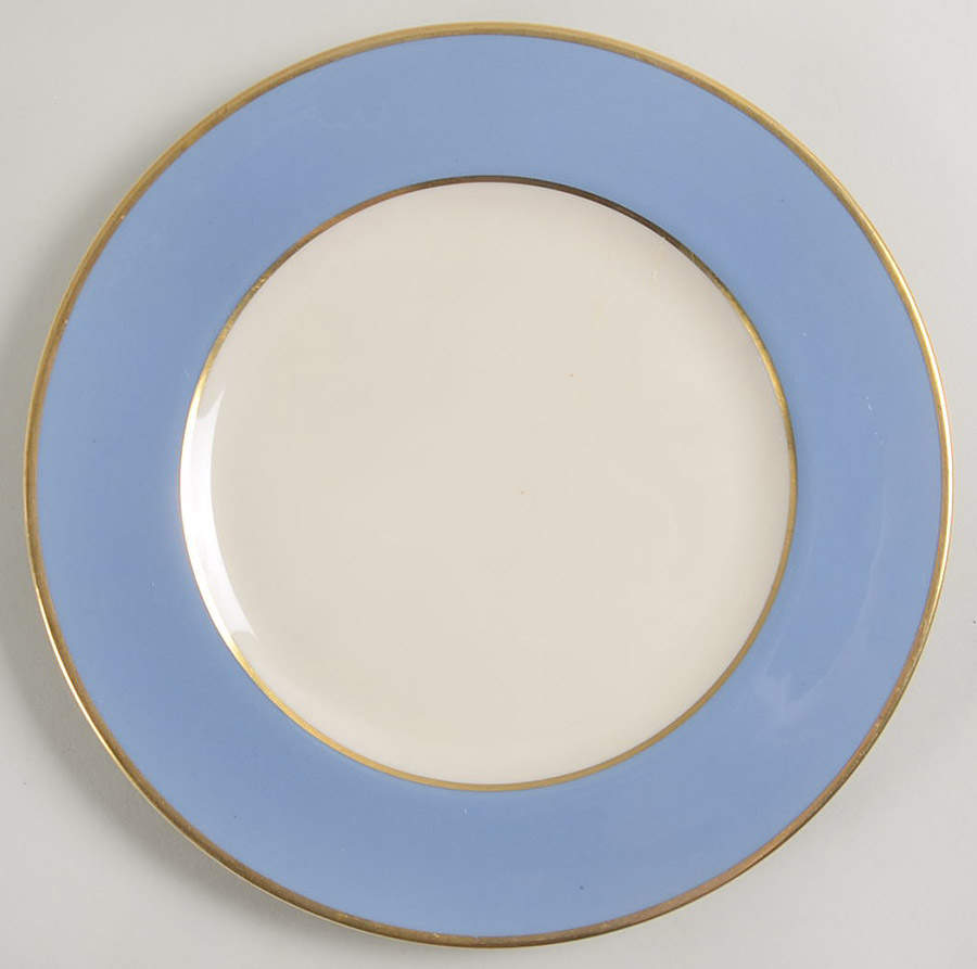 Sylvan-California Dutch Blue (Rim) Luncheon Plate by Flintridge-1