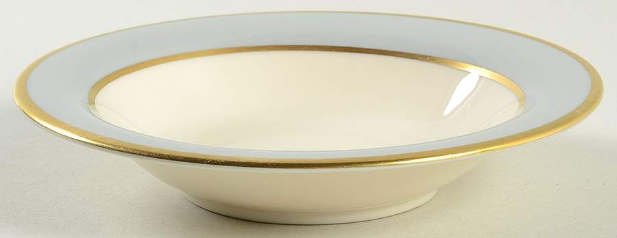 Sylvan-California Gray (Rim) Rim Fruit/Dessert (Sauce) Bowl by Flintridge-1