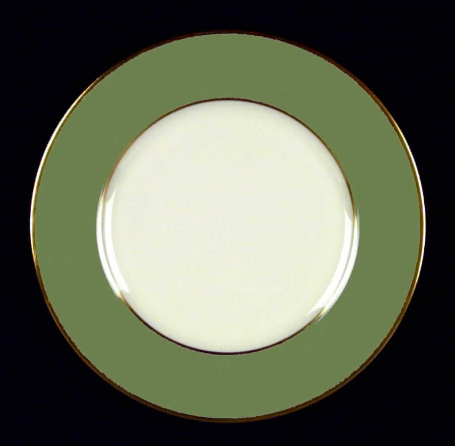 Sylvan-California Sage Green (Rim) Salad Plate by Flintridge-1