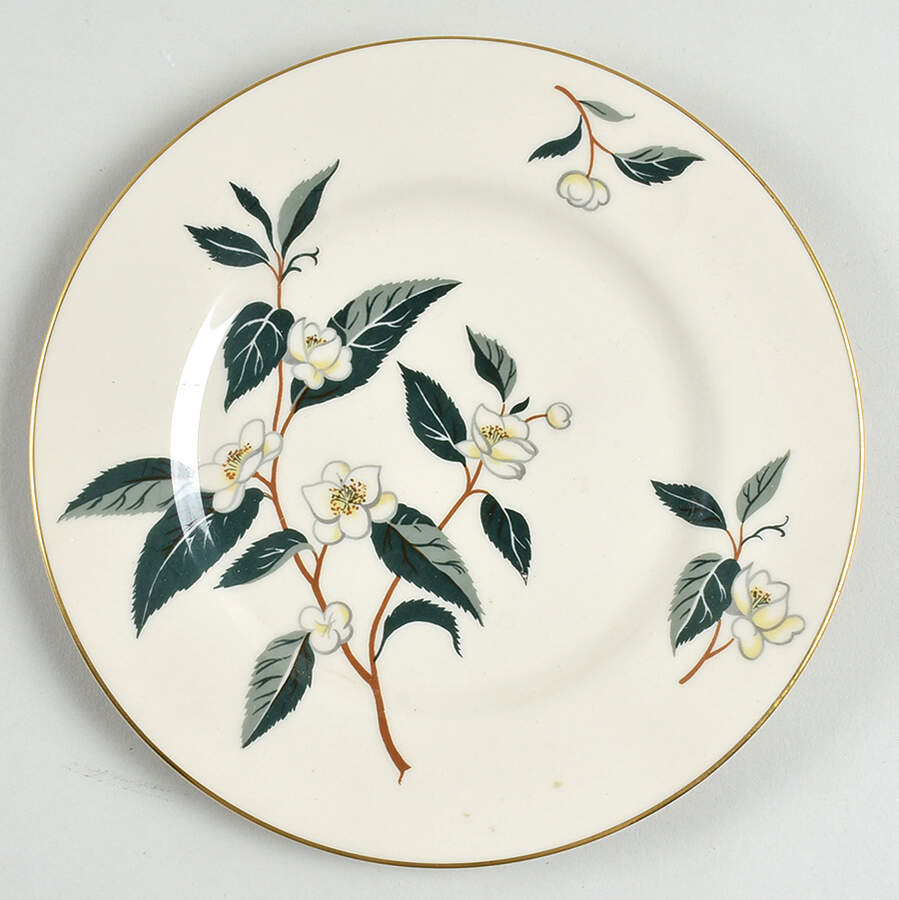 Tea Leaves Salad Plate by Flintridge-1