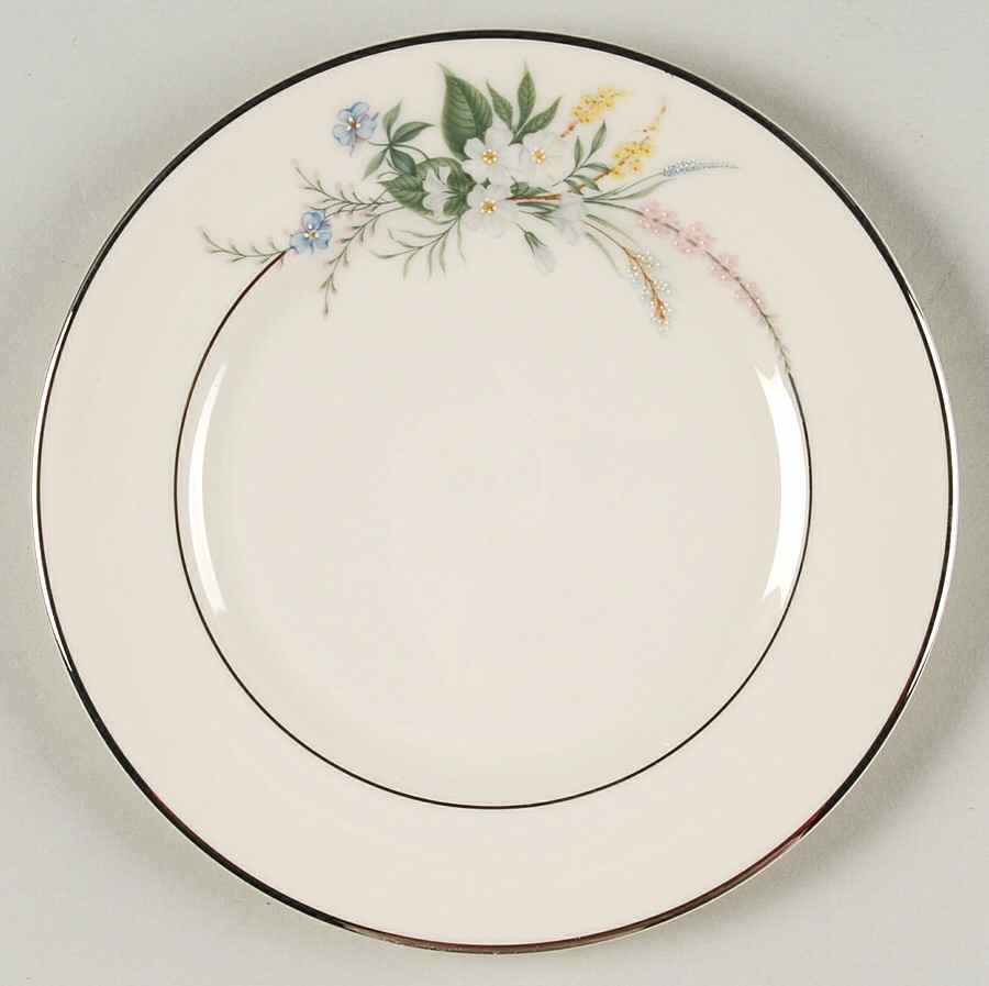 True Love No Color Band (Rim & Coupe) Bread & Butter Plate by Flintridge-1