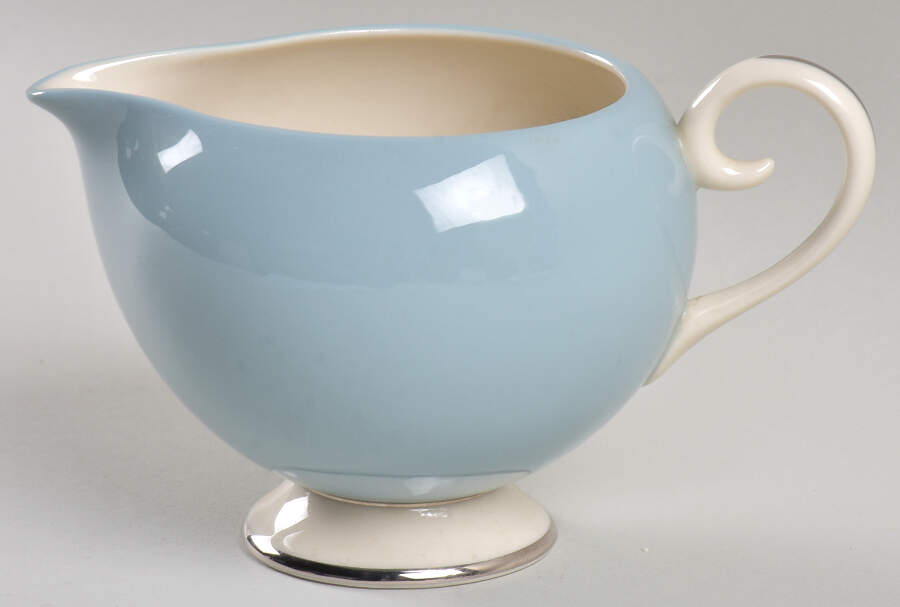 True Love Strata Blue (Rim & Coupe) Creamer by Flintridge-1