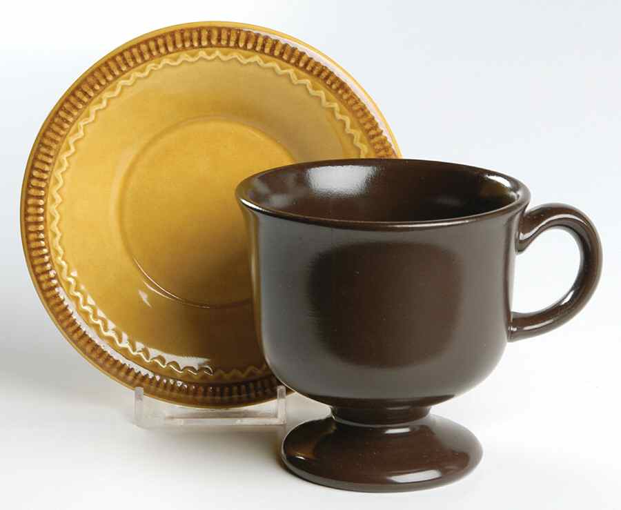 Amapola Footed Cup & Saucer Set by Franciscan-1