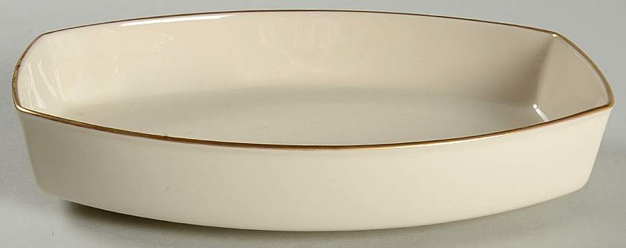 Antique Green 8" Oval Vegetable Bowl by Franciscan-1