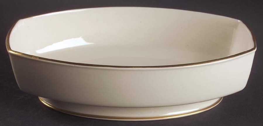 Antique Green 9" Oval Vegetable Bowl by Franciscan-1