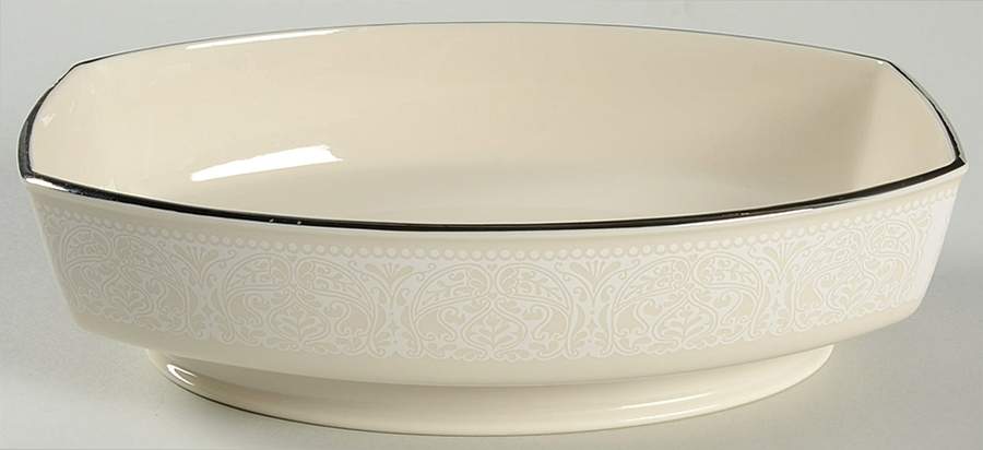 Applique 9" Oval Vegetable Bowl by Franciscan-1