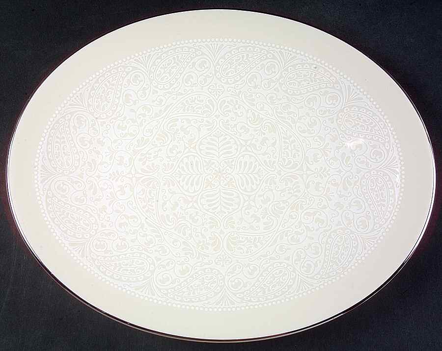 Applique 13" Oval Serving Platter by Franciscan-1