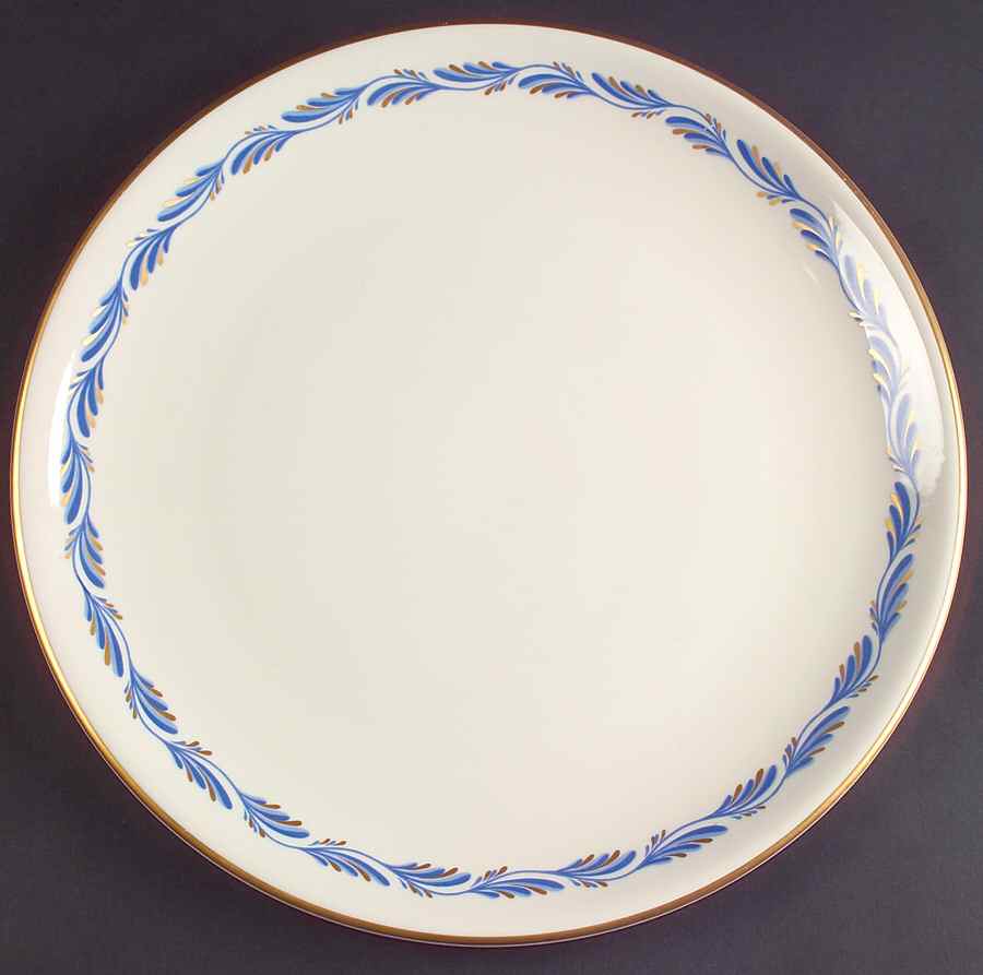 Arcadia Blue 13" Chop Plate (Round Platter) by Franciscan-1