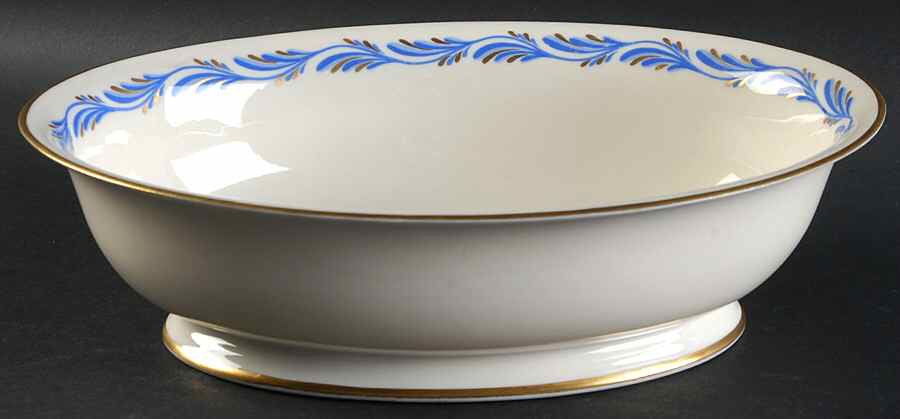 Arcadia Blue 9" Oval Vegetable Bowl by Franciscan-1