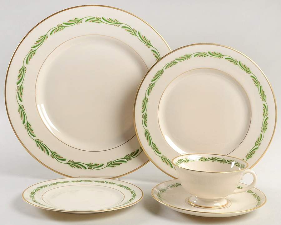 Arcadia Green 5 Piece Place Setting by Franciscan-1