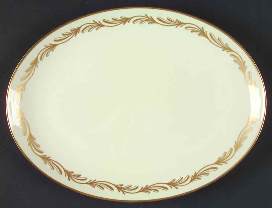Arcadia Gold 12" Oval Serving Platter by Franciscan-1