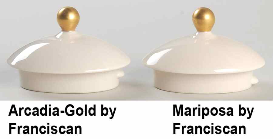 Arcadia Gold Teapot No Lid by Franciscan-1