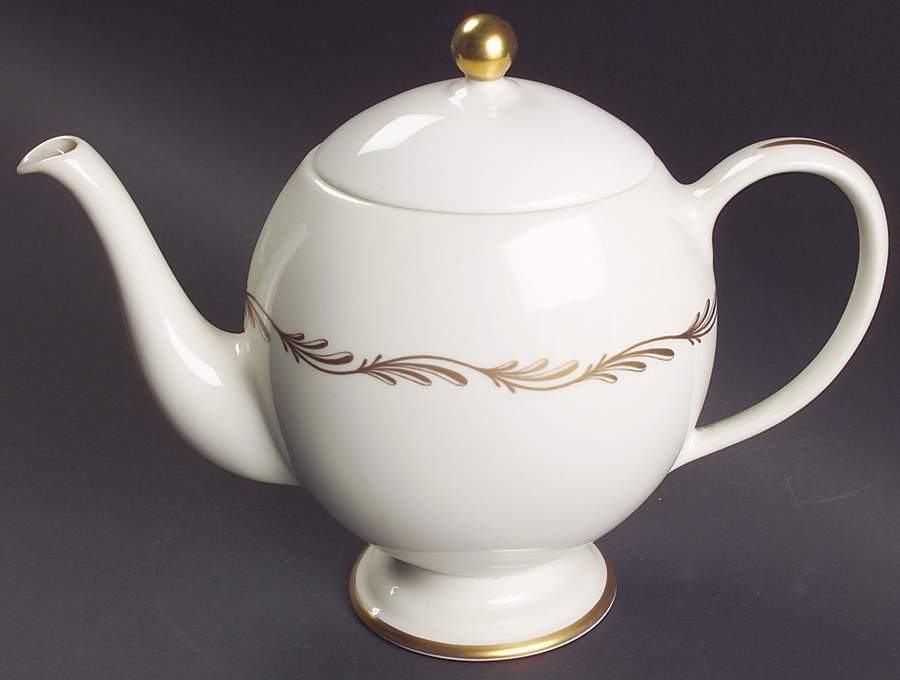 Arcadia Gold Teapot & Lid by Franciscan-1