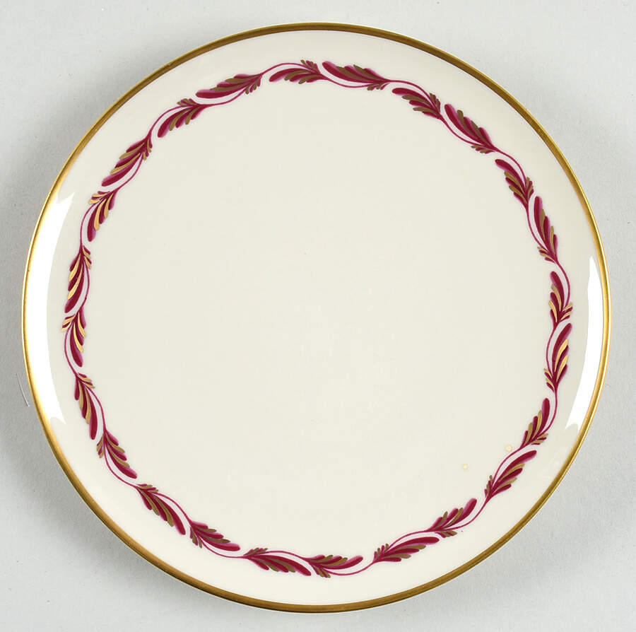Arcadia Maroon Saucer for Cream Soup Bowl by Franciscan-1