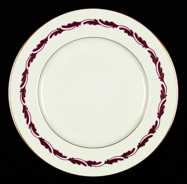 Arcadia Maroon Dinner Plate by Franciscan-1