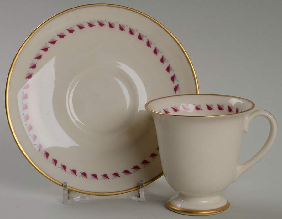 Arden Footed Demitasse Cup & Saucer Set by Franciscan-1