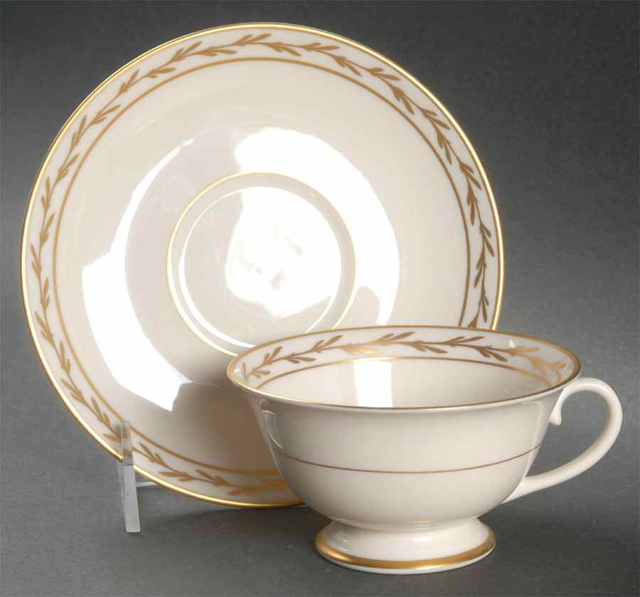 Beverly Footed Cup & Saucer Set by Franciscan-1