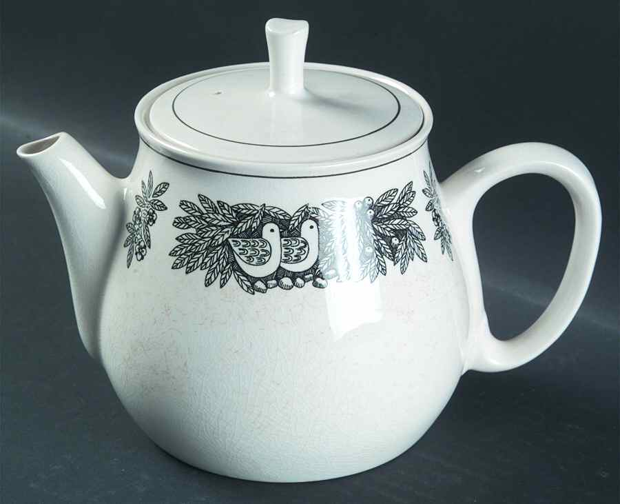 Bird 'N Hand Teapot & Lid by Franciscan-1