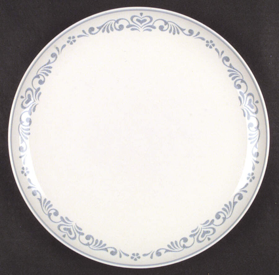 Blue Fancy Dinner Plate by Franciscan-1