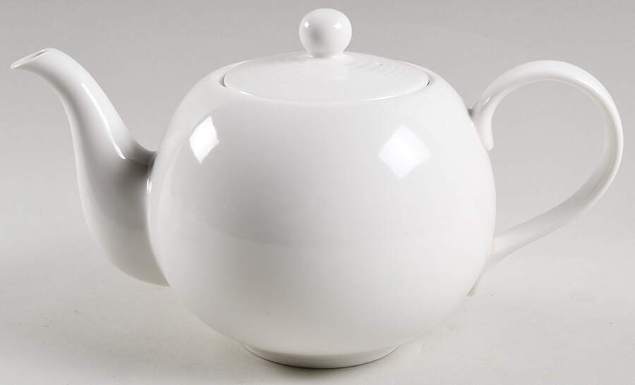 Blue Fancy Teapot & Lid by Franciscan-1