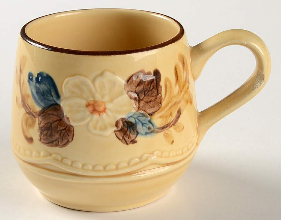 Bouquet (Tan Background) Mug by Franciscan-1