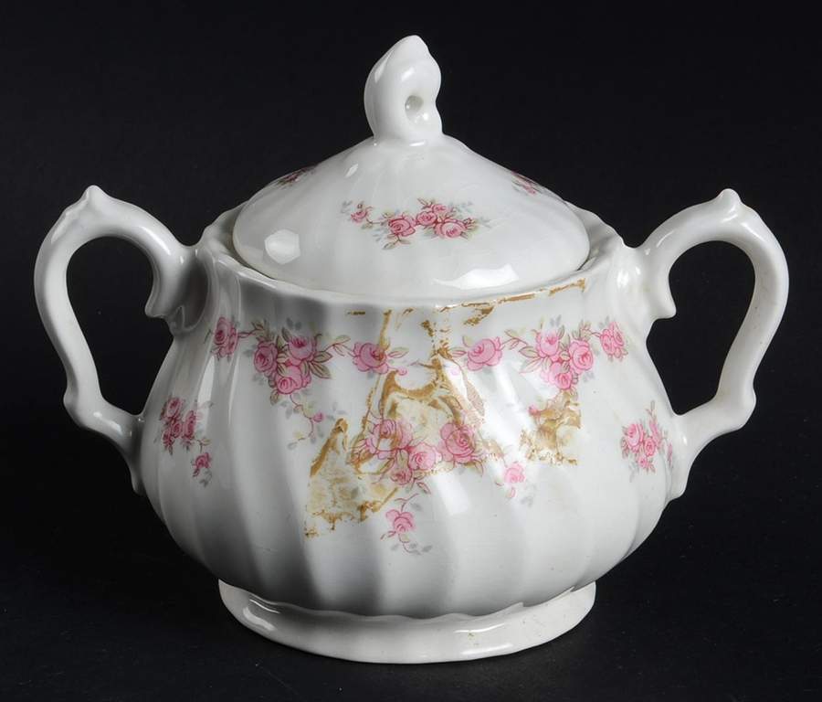 Brides Bouquet Sugar Bowl & Lid by Franciscan-1