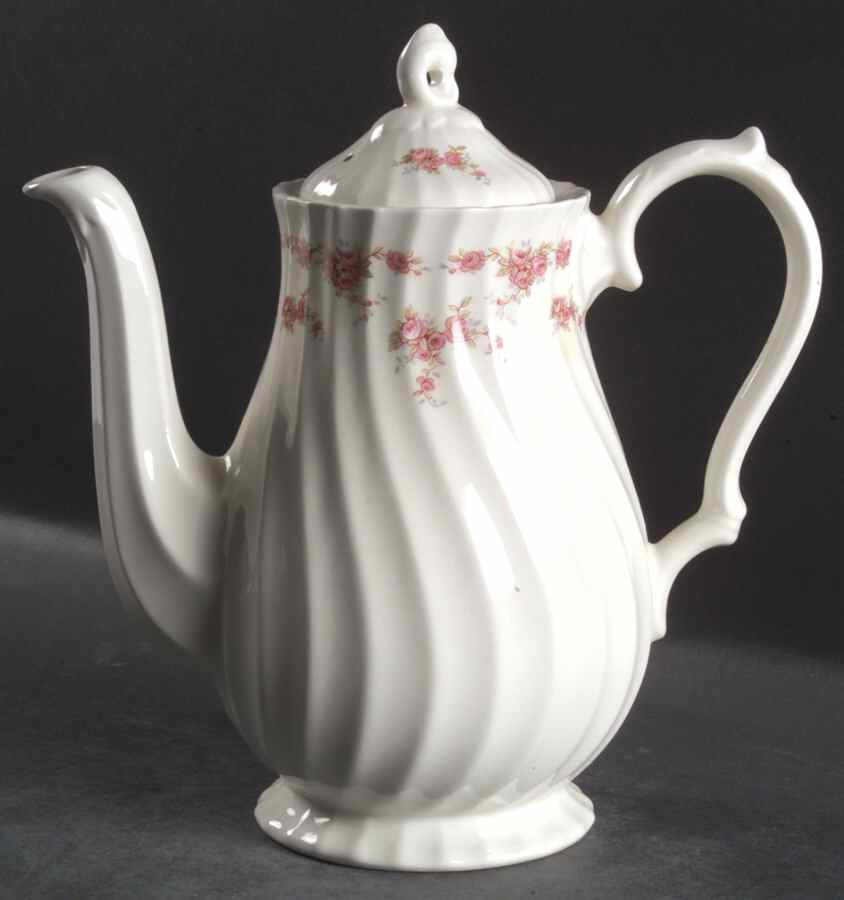 Brides Bouquet Coffee Pot & Lid by Franciscan-1