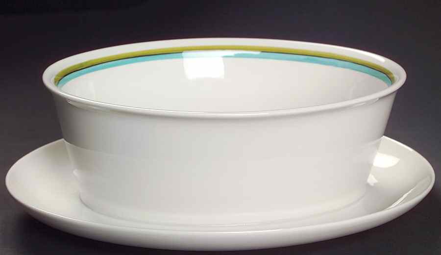 Cantata Gravy Boat with Attached Underplate by Franciscan-1