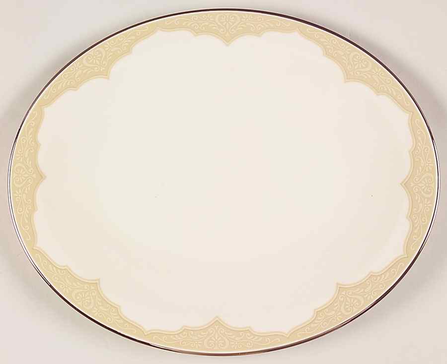 Castile 13" Oval Serving Platter by Franciscan-1