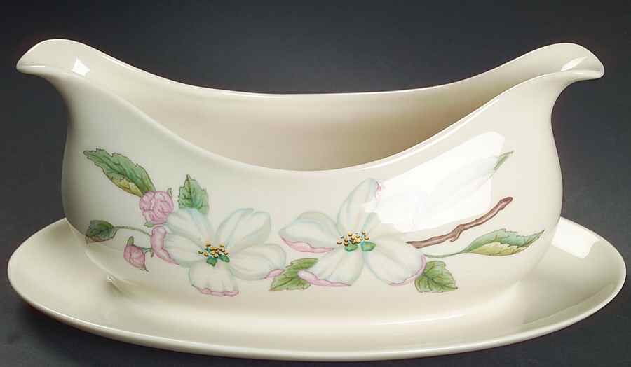 Chelan Gravy Boat with Attached Underplate by Franciscan-1