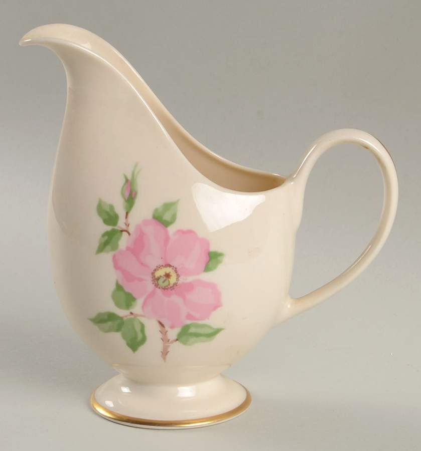 Cherokee Rose Wide Gold Band Creamer by Franciscan-1