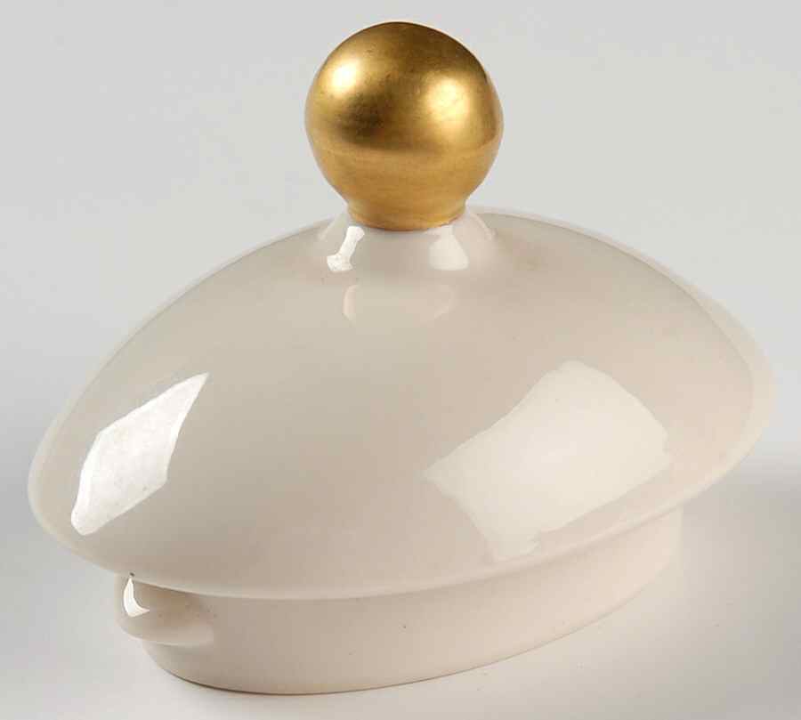 Cherokee Rose Wide Gold Band Lid for Coffee Pot by Franciscan-1