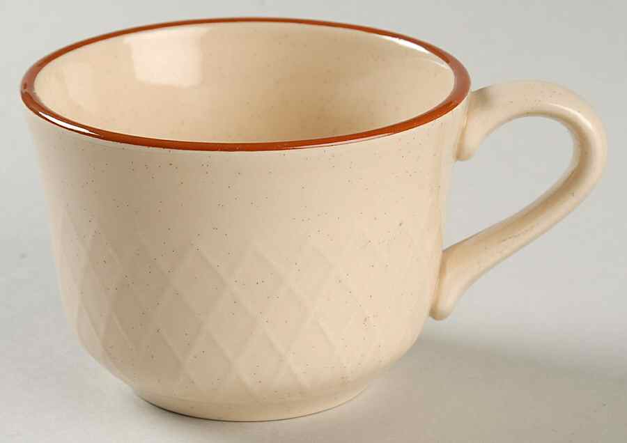 Chestnut Weave Flat Cup by Franciscan-1