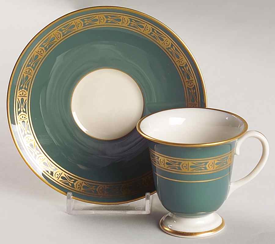 Cimarron Footed Demitasse Cup & Saucer Set by Franciscan-1