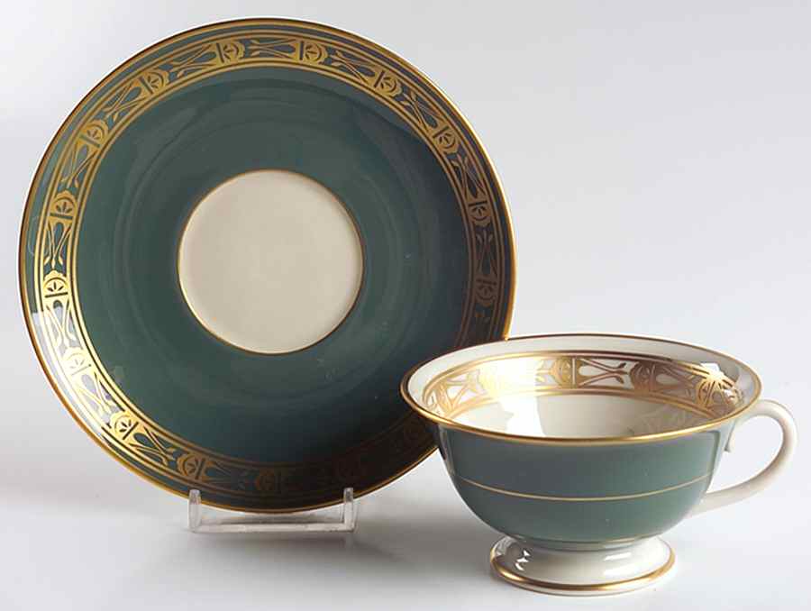 Cimarron Footed Cup & Saucer Set by Franciscan-1