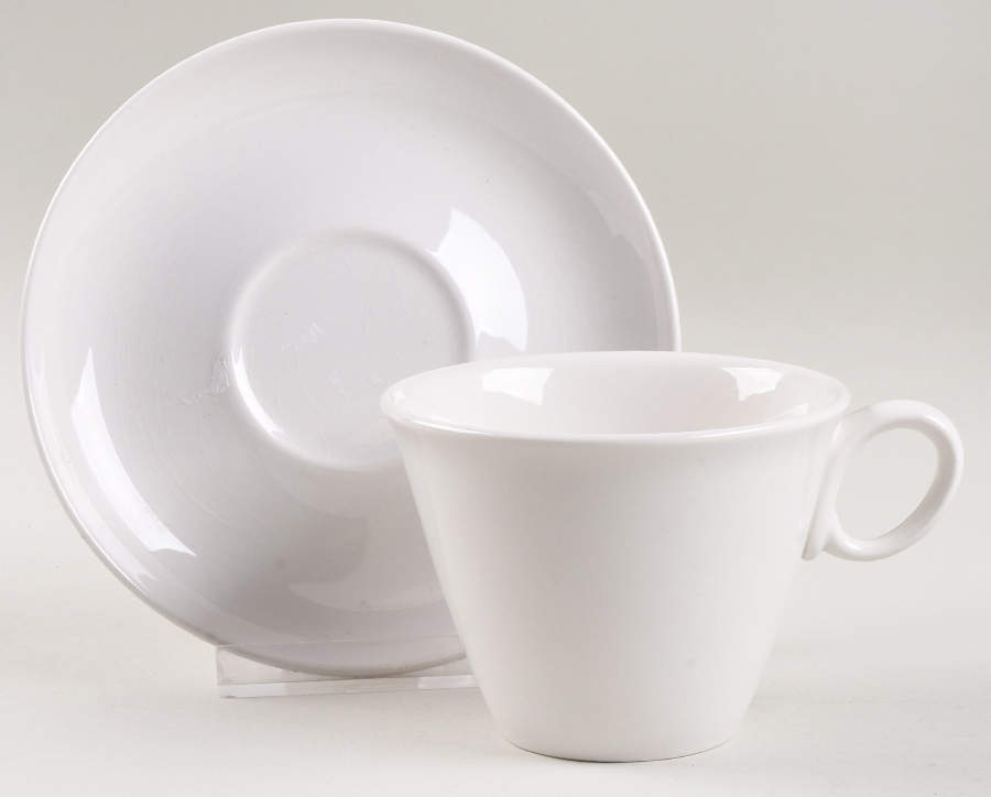Cloud Nine Flat Cup & Saucer Set by Franciscan-1