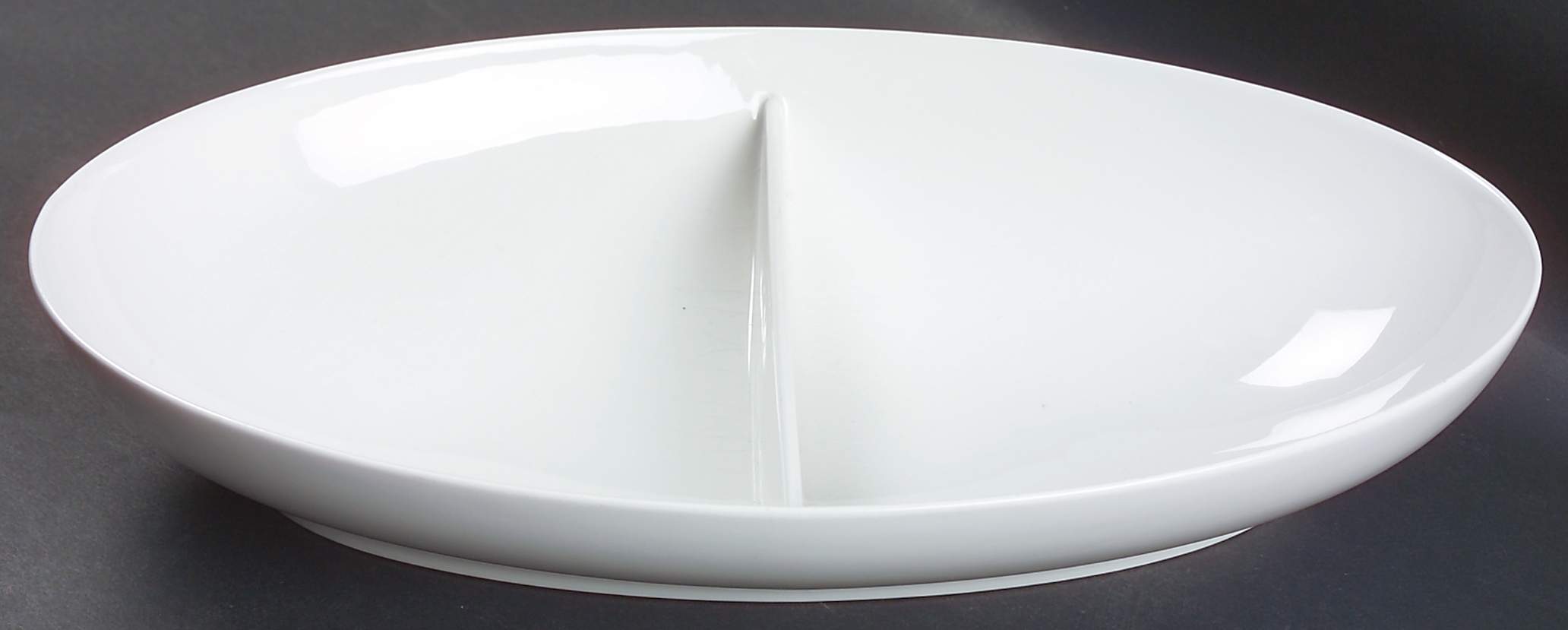 Cloud Nine 11" Oval Divided Vegetable Bowl by Franciscan-1
