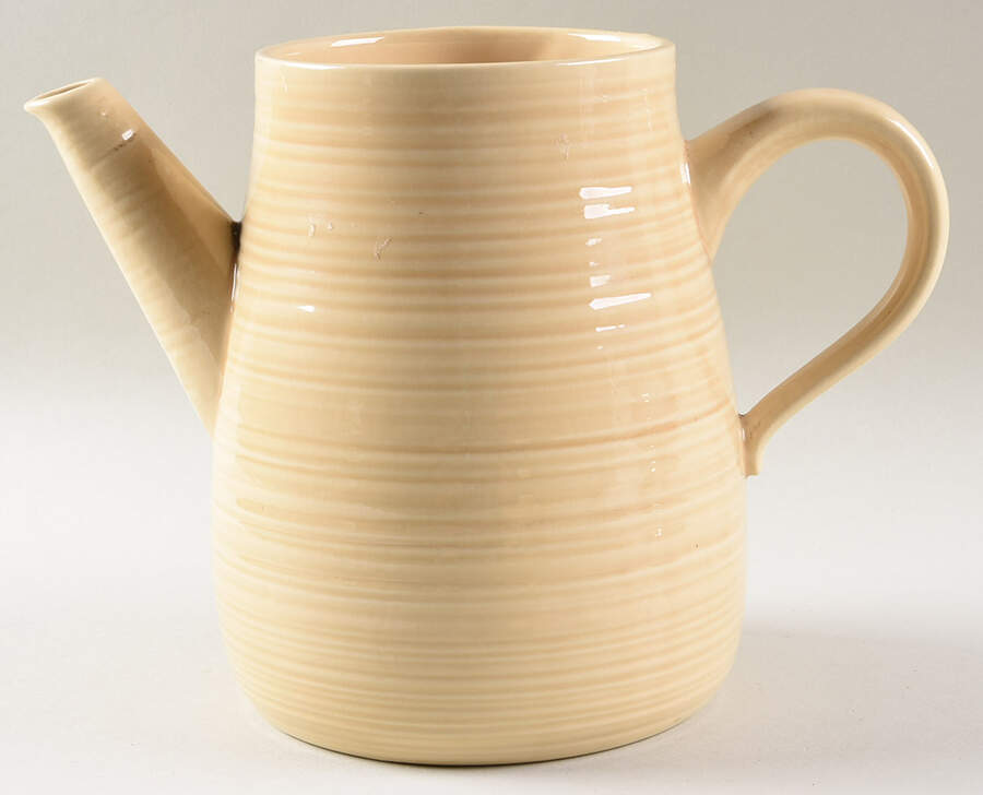 Country Craft Almond Cream Coffee Pot No Lid by Franciscan-1
