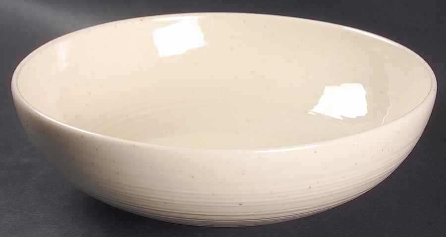 Country Craft Almond Cream 9" Round Vegetable Bowl by Franciscan-1