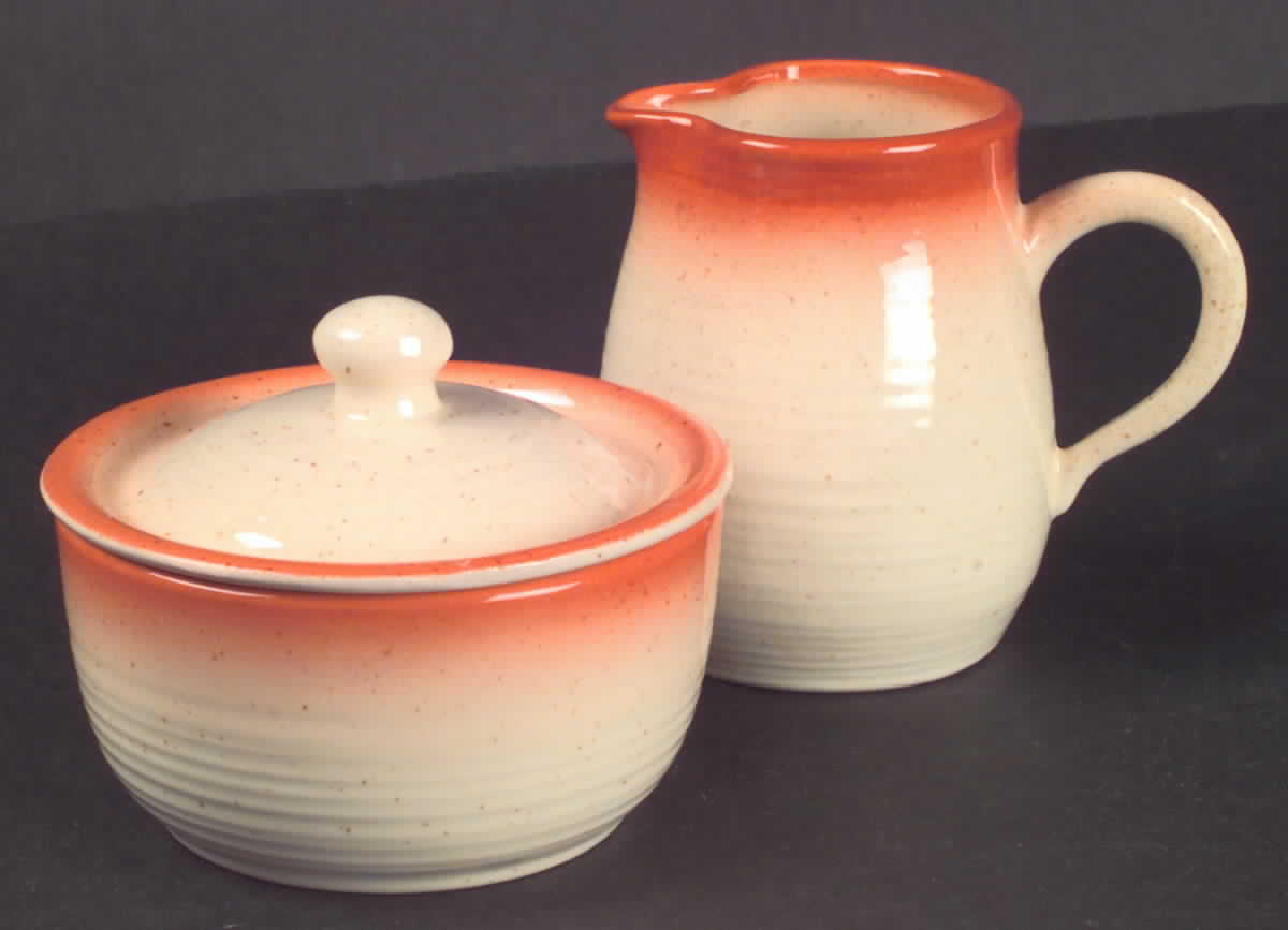 Country Craft Peachy Pink Creamer by Franciscan-1
