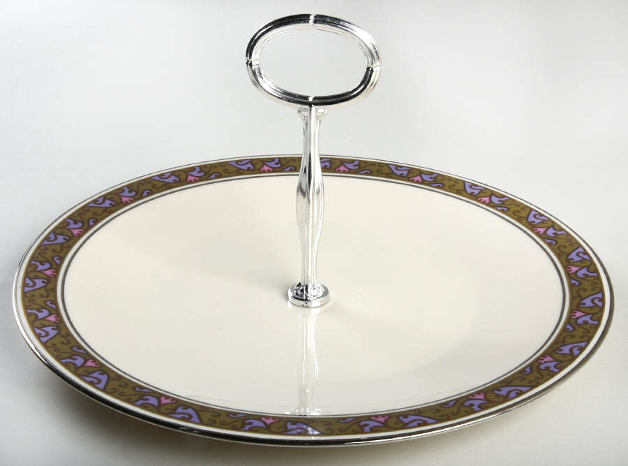 Constantine Round Serving Plate with Center Handle (Dp) Hc by Franciscan-1