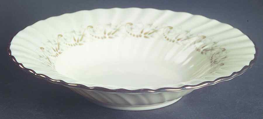 Corinthian Rim Fruit/Dessert (Sauce) Bowl by Franciscan-1