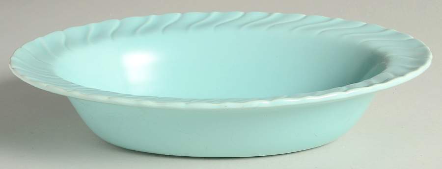 Coronado Aqua Glossy 10" Oval Vegetable Bowl by Franciscan-1
