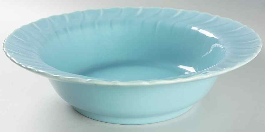 Coronado Aqua Glossy 10" Large Salad Serving Bowl by Franciscan-1