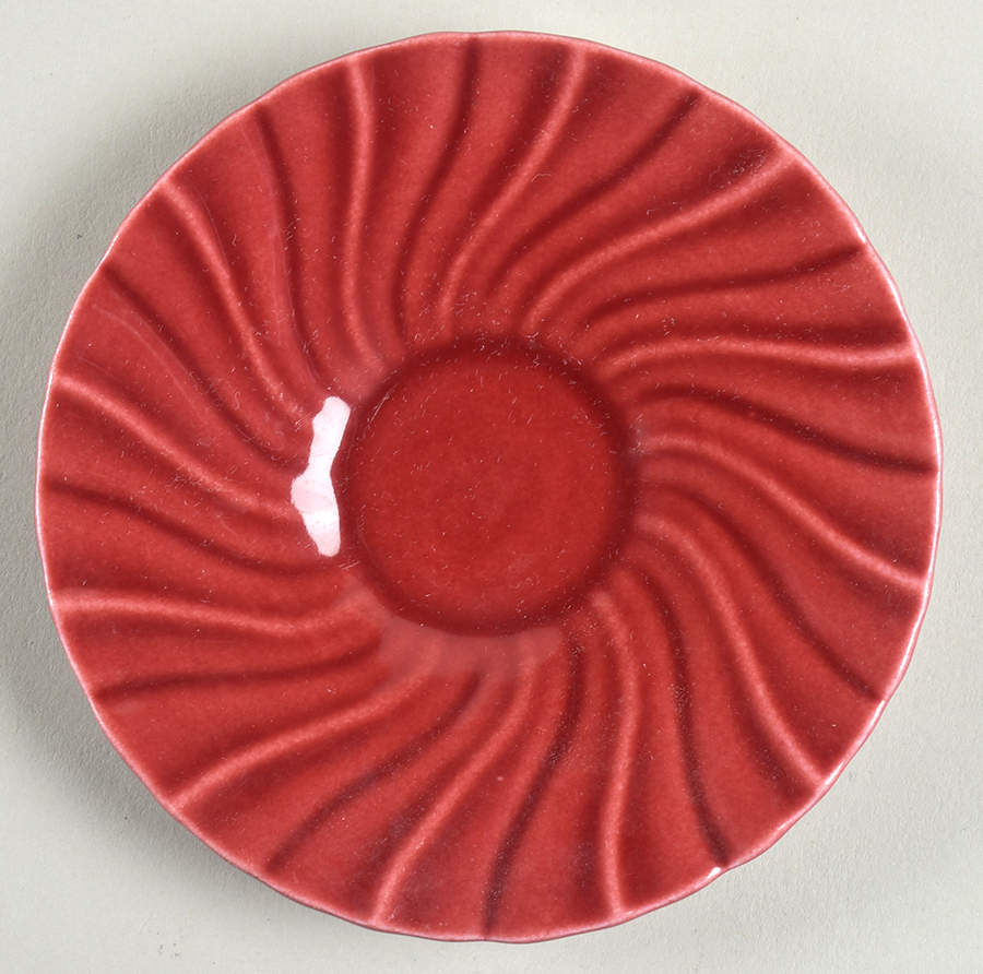 Coronado Burgundy Maroon (Glossy) Saucer for Demitasse Cup by Franciscan-1