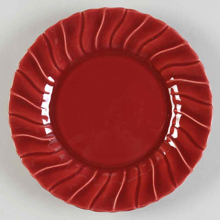 Coronado Burgundy Maroon (Glossy) Salad Plate by Franciscan-1